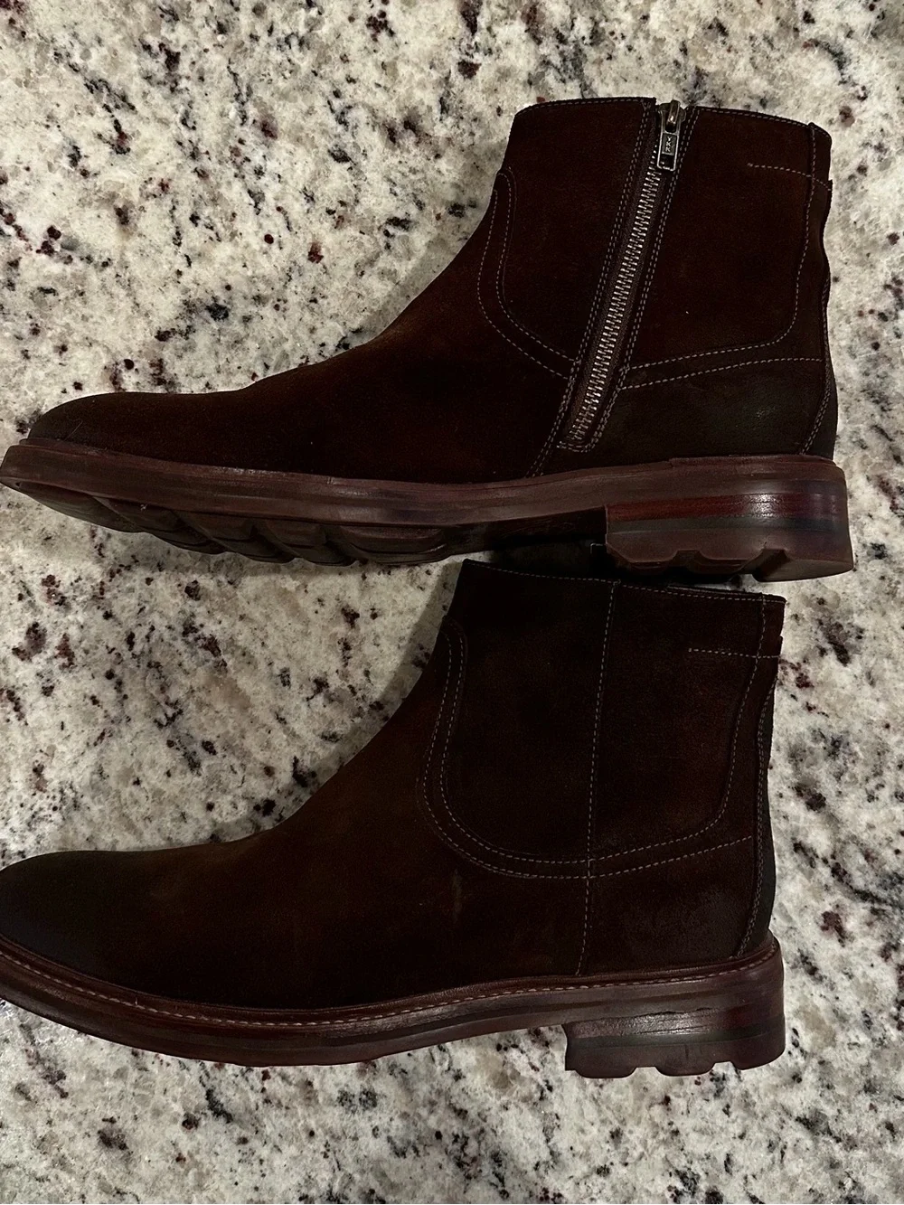 Johnston & Murphy Men's Barrett Zip Boots Size 10.5